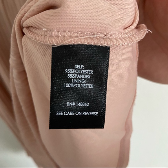 Torrid Pale Pink Accordion Pleat Midi Skirt Size 2 - Picture 4 of 4